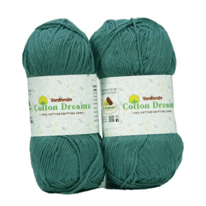 Vardhman Cotton Dreamz 100% Cotton Knitting Yarn Wool - 100gm each