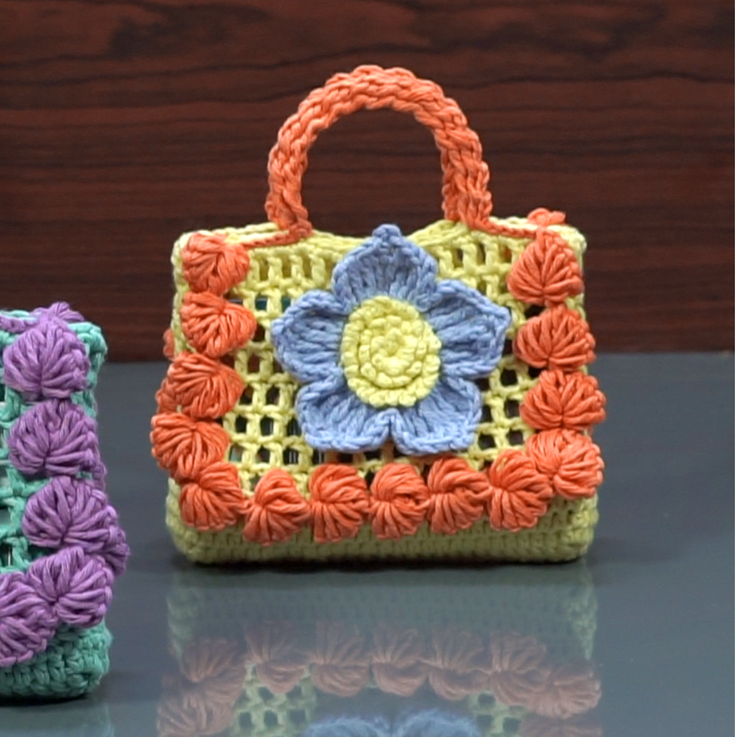 Handmade Woolen Small Bag For Girls - Image 3