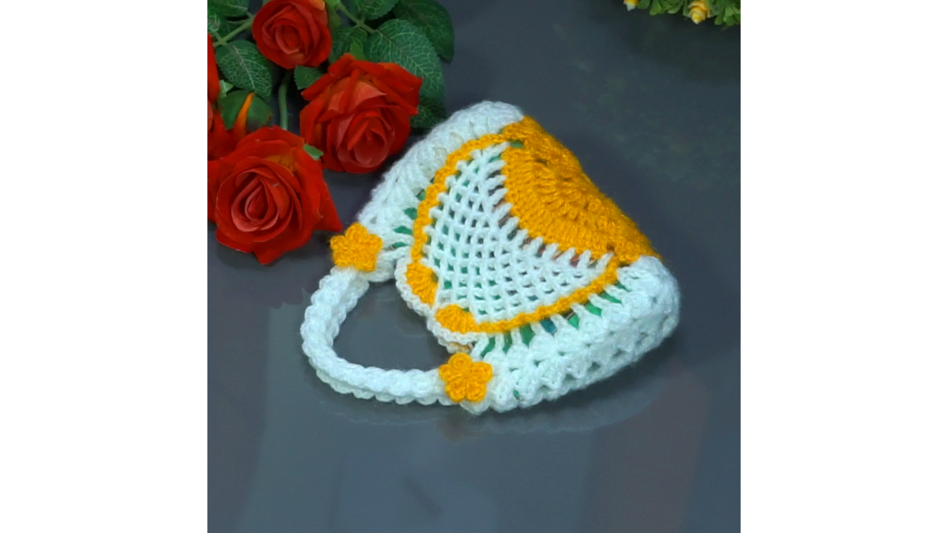 Crocheted Mobile Bag For Girls - Image 2