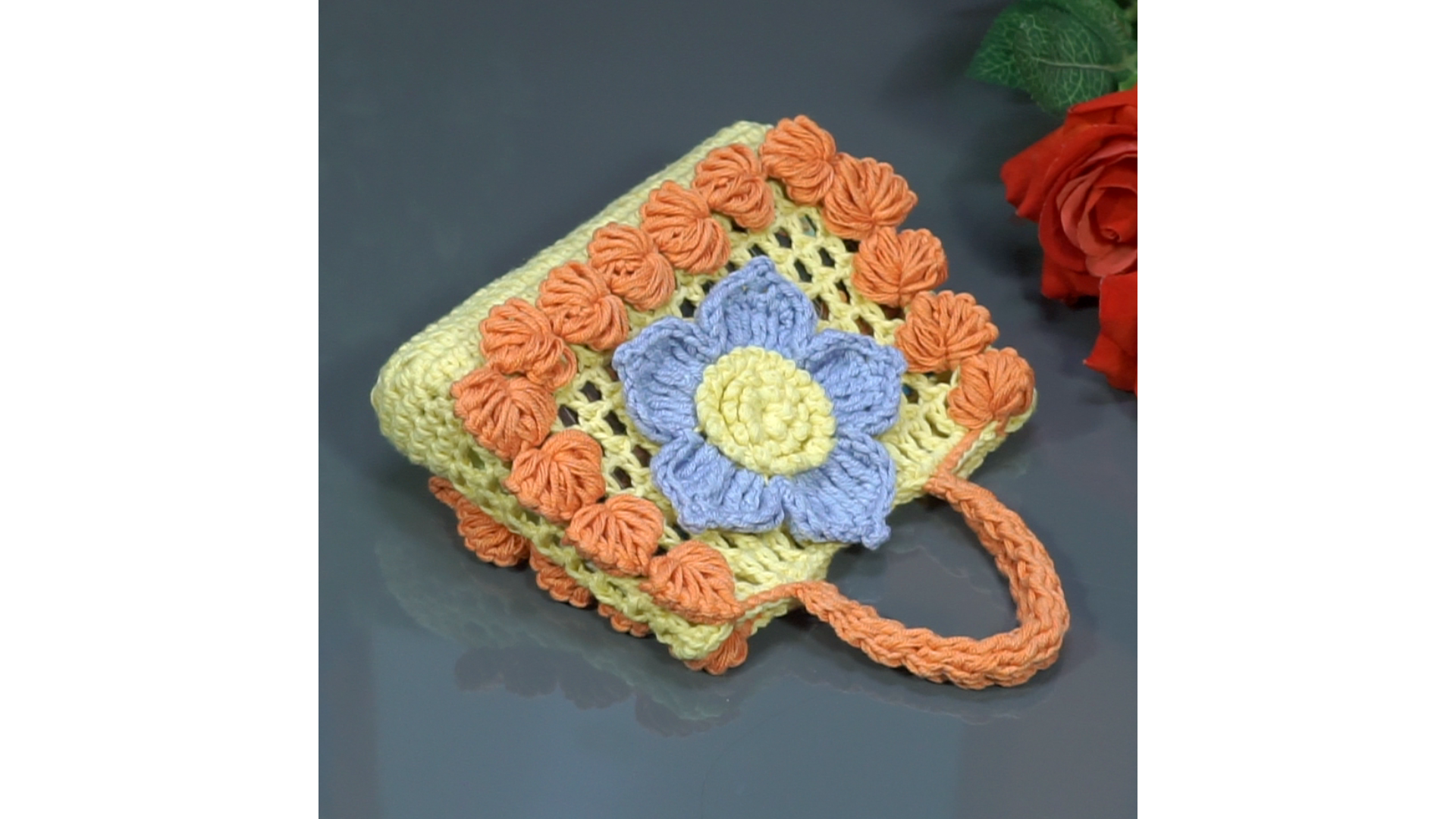 Handmade Woolen Small Bag For Girls - Image 2