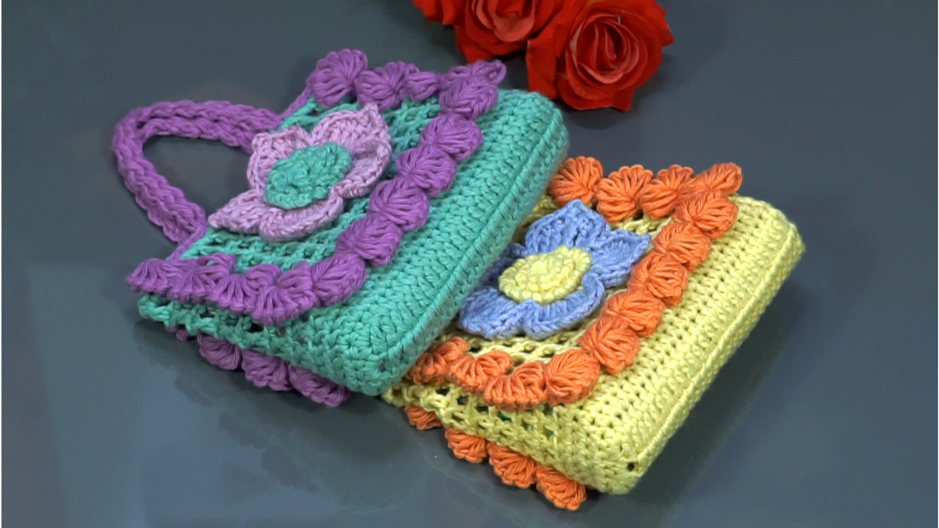 Handmade Woolen Small Bag For Girls - Image 4