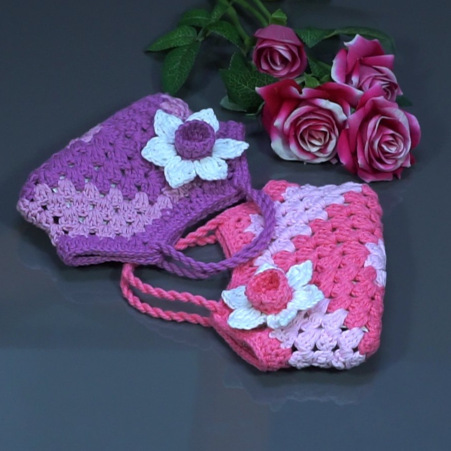 Mobile Carry Bag With a Beautiful Flower - Image 2