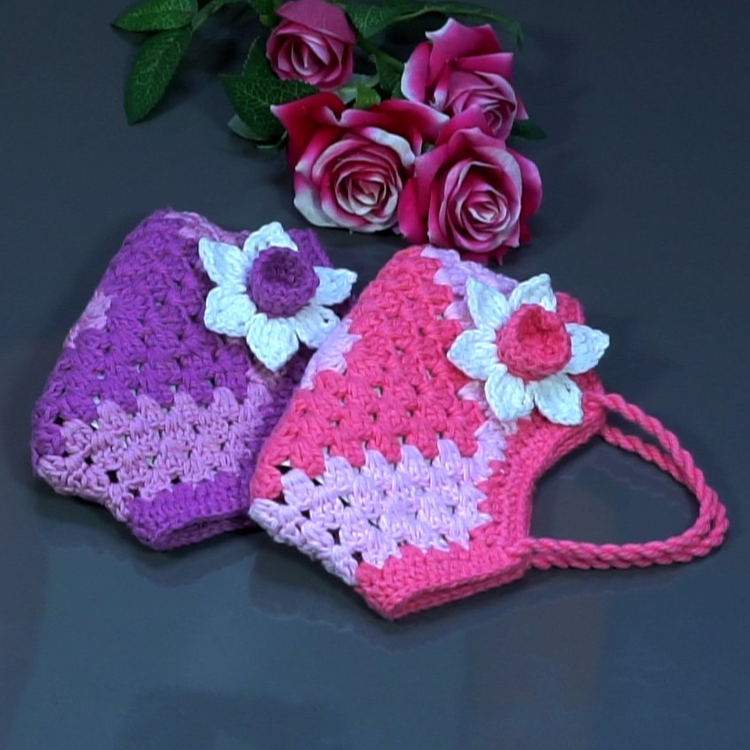 Mobile Carry Bag With a Beautiful Flower - Image 4