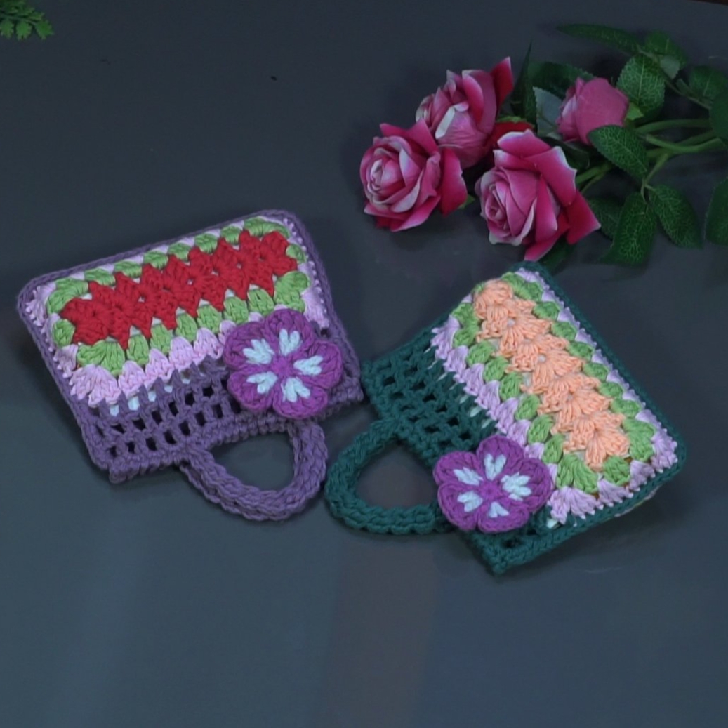 Beautiful Woolen Carry Bag - Image 2