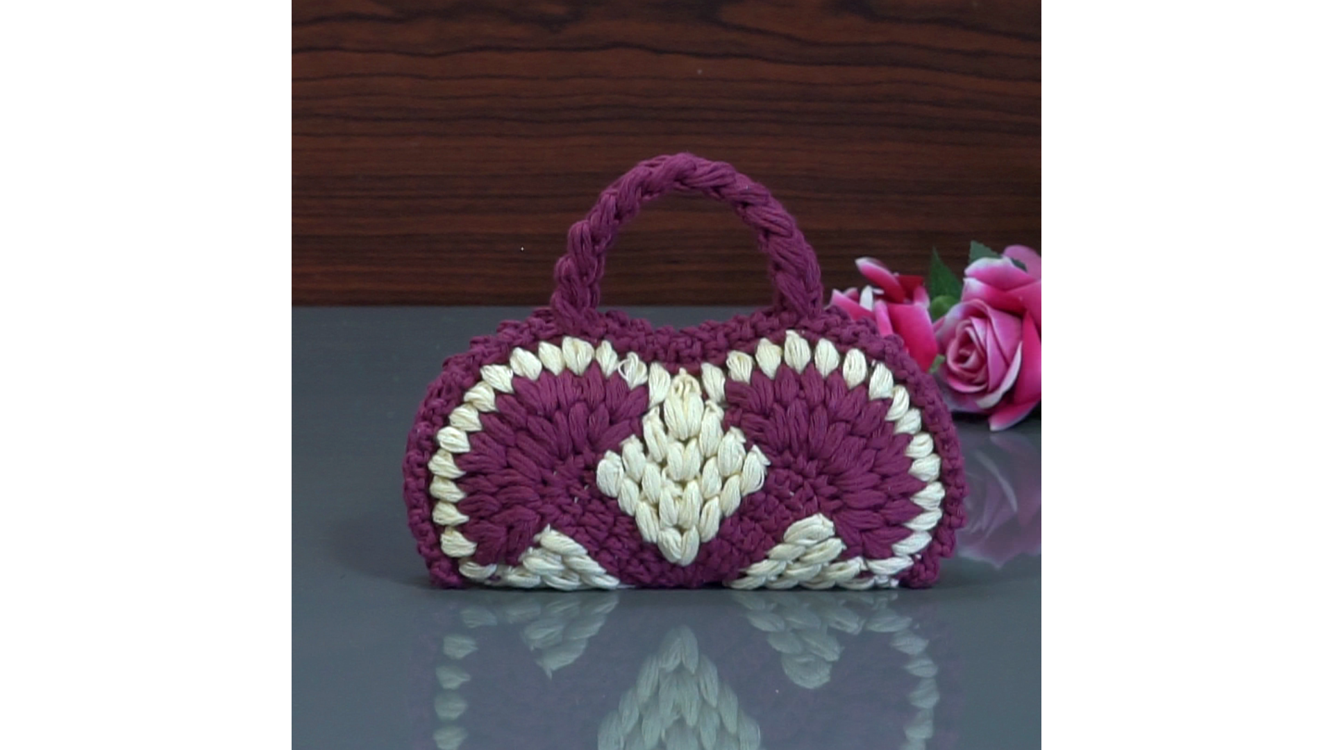 Beautiful Stylish Woolen Bag For Girls - Image 2