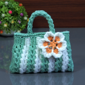 Beautiful Woolen Mobile Carry Bag